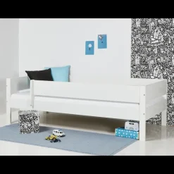 Amon Enkeltseng med sengehest - hvid Børn Børnemøbler|Juniorsenge