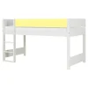 Online Argos Halvhøjseng med sengehest i Sunny Yellow Børn Børnemøbler|Juniorsenge