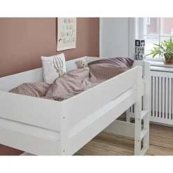 Online Argos Halvhøjseng med sengehest i Sunny Yellow Børn Børnemøbler|Juniorsenge