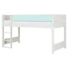 New Argos Halvhøjseng med sengehest i Azur Mint Børn Børnemøbler|Juniorsenge