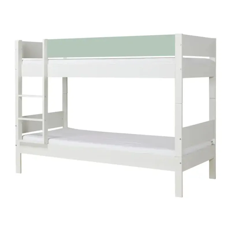 Online Arkas Køjeseng med sengehest i Light Green Børn Børnemøbler|Juniorsenge