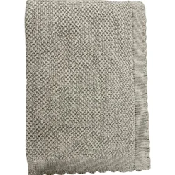 New Baby plaid - bomuld strikket Imp. 457 - mos grøn Børn Tæpper &Amp; Svøb|Tekstiler