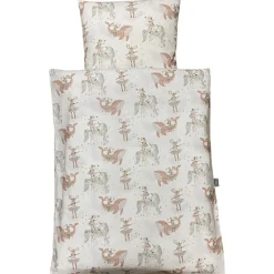 Baby sengelinned - dess. 1229 ballet mus i rosa farver Børn Sengetøj