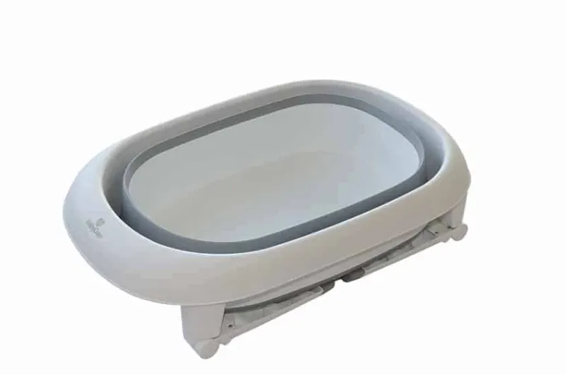 Best Badekar foldbar - 100 l. - hvid/grå Badekar &Amp; Tilbehør