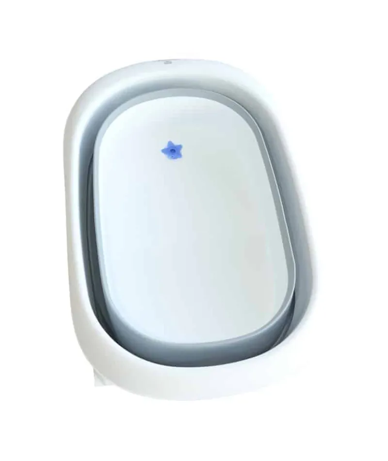 Best Badekar foldbar - 100 l. - hvid/grå Badekar &Amp; Tilbehør