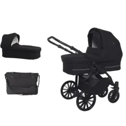 Online Basson Nordic Lux inkl. lift og taske - Dusty Black Barnevogne