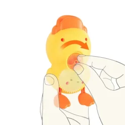 B.Duck Wind Up Bath Duck - Gul/Pink Badelegetøj