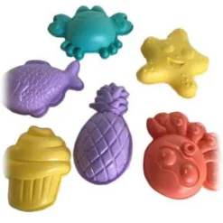 Beach toys sand molds 6 asst. Udeleg