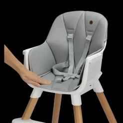 Outlet Abelia højstol - Meneral Grey Børn Højstole|Børnemøbler