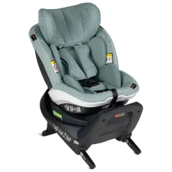 Online iZi Turn i - Size - Sea Green Melange Autostole - Toddler