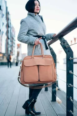 Discount POD® Pusletaske og rejseseng - Vegan Leather - Porcini Børn Pusletasker|Rejsesenge