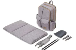 Discount RucPOD® Pusletaske og rejseseng - Windsor Grey Børn Pusletasker|Rejsesenge