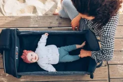 Sale RucPOD® Pusletaske og rejseseng - Chelsea Black Børn Pusletasker|Rejsesenge