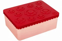 Madkasse - Blomster Rød Madkasser &Amp; Drikkedunke