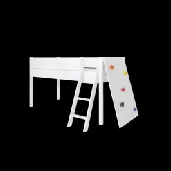 Hot Borr Halvhøjseng med klatrevæg Børn Børnemøbler|Juniorsenge