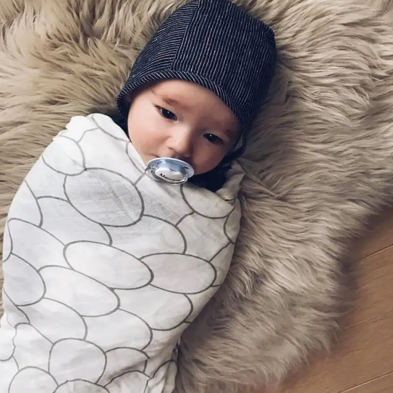 Outlet Svøb - Sort Børn Tæpper &Amp; Svøb