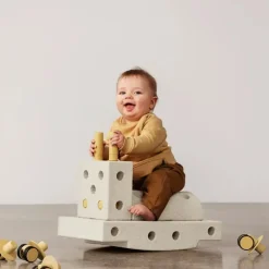 Curiosity Set Sand Grey / Honey Yellow Aktivitetslegetøj