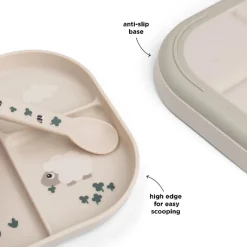 Clearance Foodie inddelt tallerken Tiny farm Sand Service