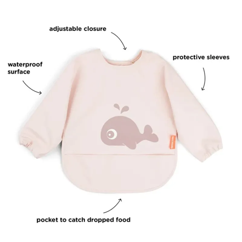 Outlet Hagesmæk med ærmer - Wally - Powder Hagesmække|Hagesmække