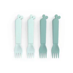 Hot Kiddish gafler 4 stk. Raffi Blå Bestik