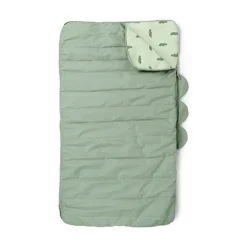 Discount Quiltet børnesovepose Croco Grøn Soveposer