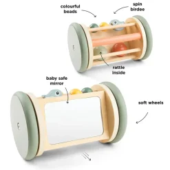 Discount Rullende Aktivitetsspejl Birdee - Colour Mix Aktivitetslegetøj