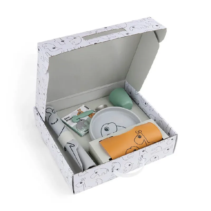 Sale Spisetid goodie box Farvemix Dækkeservietter|Hagesmække