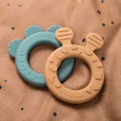 Sutteklud m/bidering Raffi Mustard Nusseklude|Bideringe