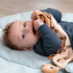 Sutteklud m/bidering Raffi Mustard Nusseklude|Bideringe