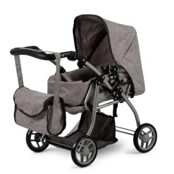 Discount DUKKEVOGN MED LIFT - GRÅ Dukkevogne