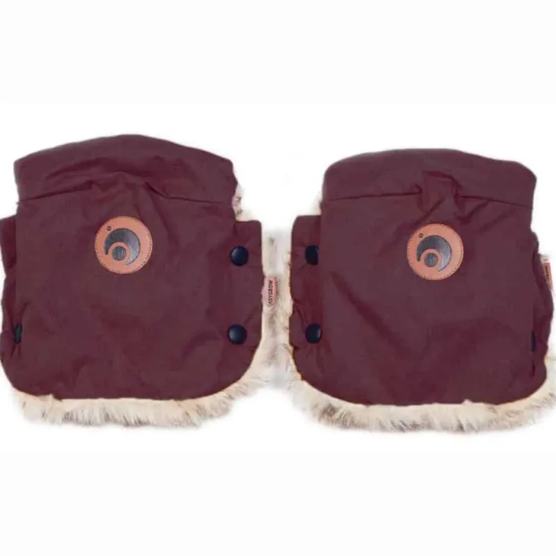 Clearance barnevognshandsker basic - wine red Tilbehør Til Vogne