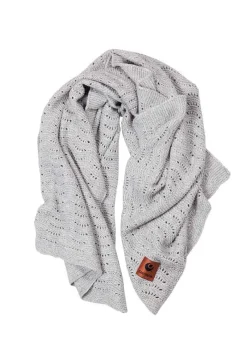 Grandma tæppe - grå melange Børn Tæpper &Amp; Svøb