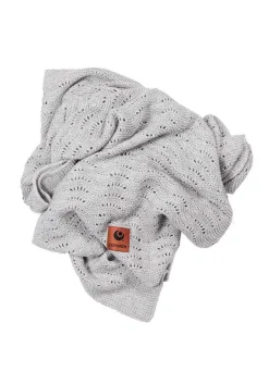 Grandma tæppe - grå melange Børn Tæpper &Amp; Svøb