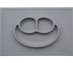 Clearance dækkeserviet og skål i ét - Happy Mat - Grå Dækkeservietter|Service