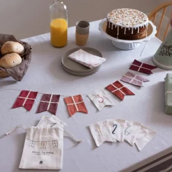 New Fødselsdags flagranke tal 0-9 økologisk bomuld Børn Interiør|Interiør