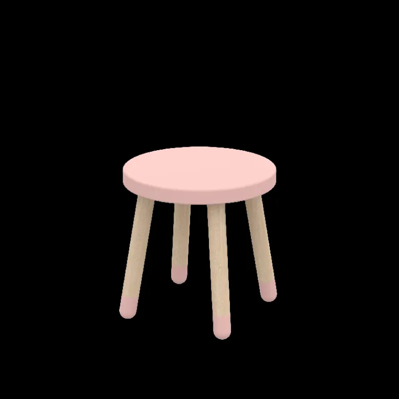 Hot DOTS taburet Ø30x30cm Blushing Pink Børn Børnemøbler