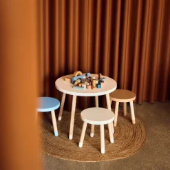 Best DOTS taburet Ø30x30cm Latte Børn Børnemøbler