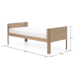 Outlet Nova Junior seng150x70cm Oak Børn Juniorsenge