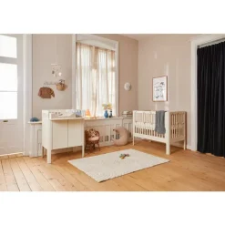 Hot Nova Tremmeseng 120x70cm Cream white Børn Babysenge