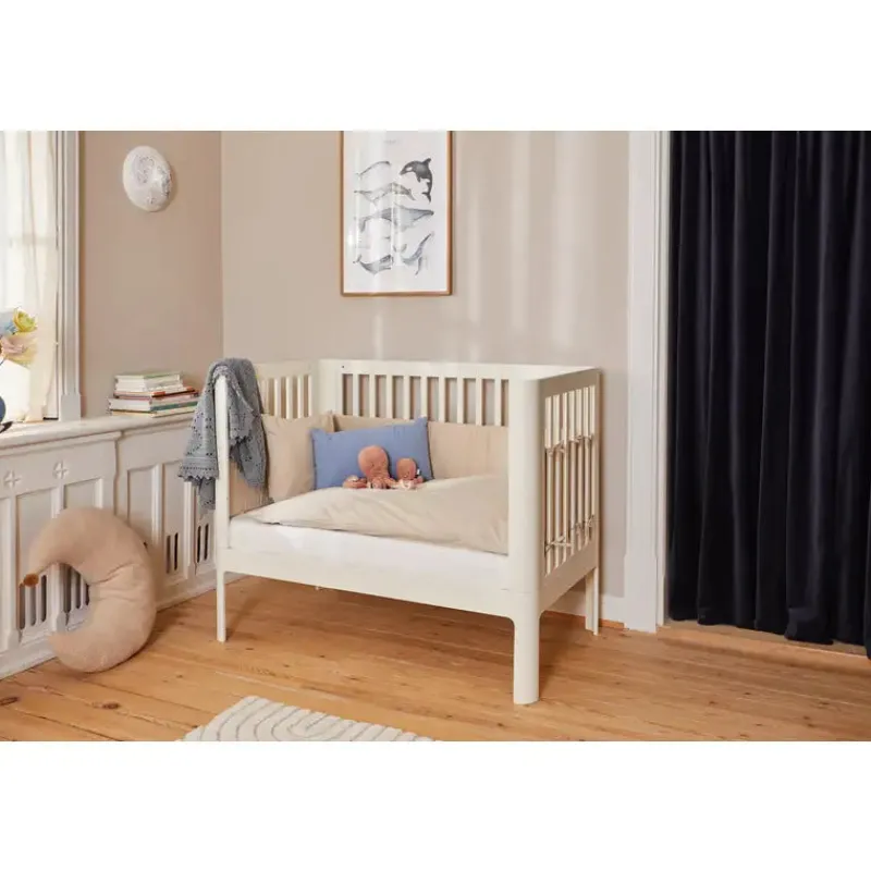 Hot Nova Tremmeseng 120x70cm Cream white Børn Babysenge