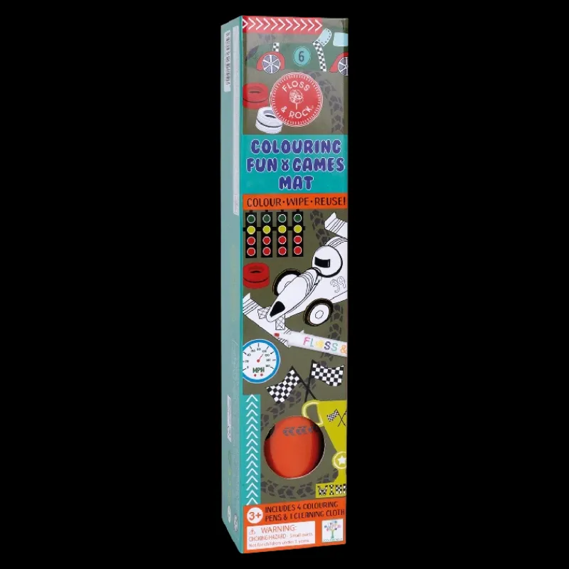 Online Floss & Rock - Male & Tegnemåtte - Biler Aktivitetslegetøj|Kreativitet