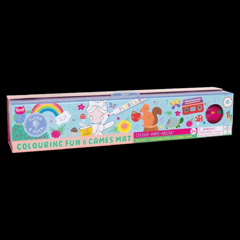 Online Floss & Rock - Male & Tegnemåtte - Regnbue Aktivitetslegetøj|Kreativitet