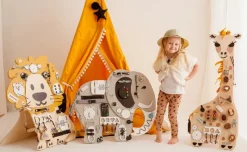 Discount Aktivitetstavle Elefant til gulv Trælegetøj|Kreativitet