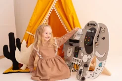 Outlet Aktivitetstavle Elefant til væg Trælegetøj|Aktivitetslegetøj