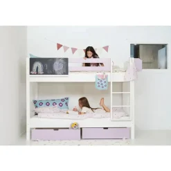 Discount Frigg Køjeseng med åben senghest Light Rose Børn Børnemøbler|Juniorsenge