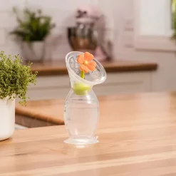 Best Brystpumpe 100ml med blomsterstopper (Orange) Brystpumper