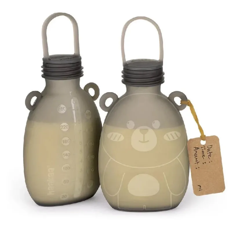 Sale Happii Bear Silikonepose - 2 stk (260ml) Service