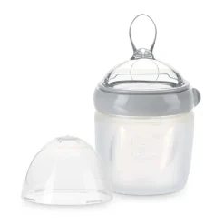 New Silicone Feeding Spoon Bottle 160ml - Grey Sutteflasker &Amp; Tilbehør|Sutteflasker &Amp; Tilbehør