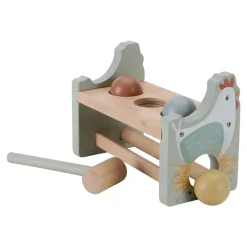 Clearance Hammerbræt m. kugler FSC - Little Farm Trælegetøj