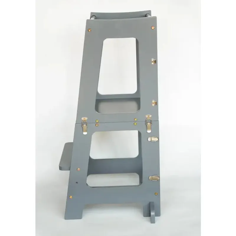 Outlet 3 - i - 1 Maya Læringstårn Grå Børn Børnemøbler